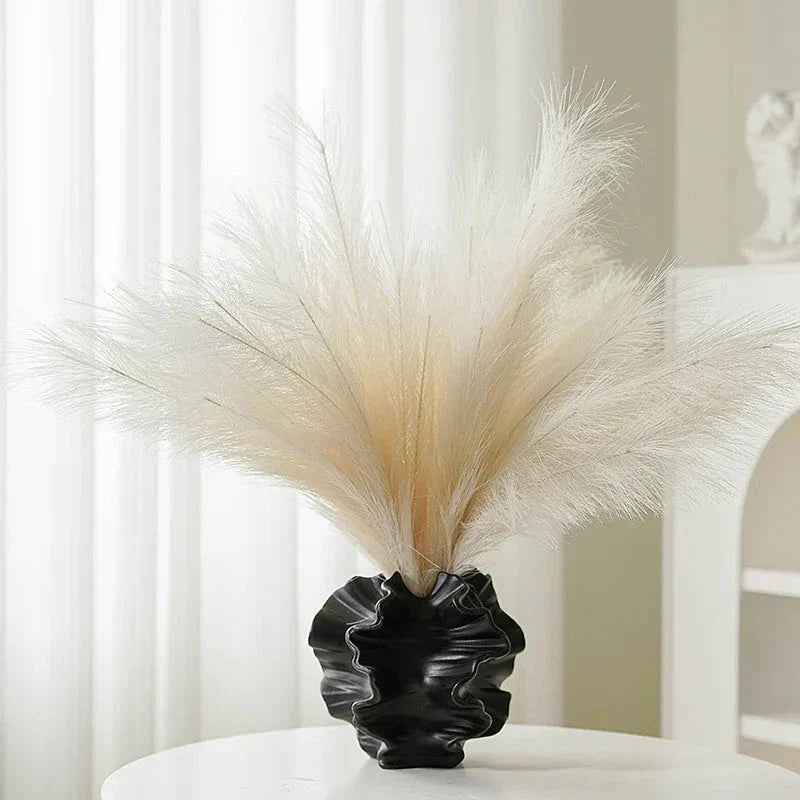 Escultura em Resina Vaso Decorativo para Flores - eFlix